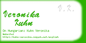 veronika kuhn business card